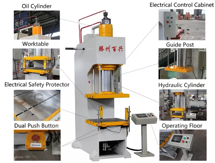 Hydraulic Press Single Arm C Frame Hydraulic Press 100t Forging Machine Single Arm Hydraulic Press Machine 100 Ton Single Column Press